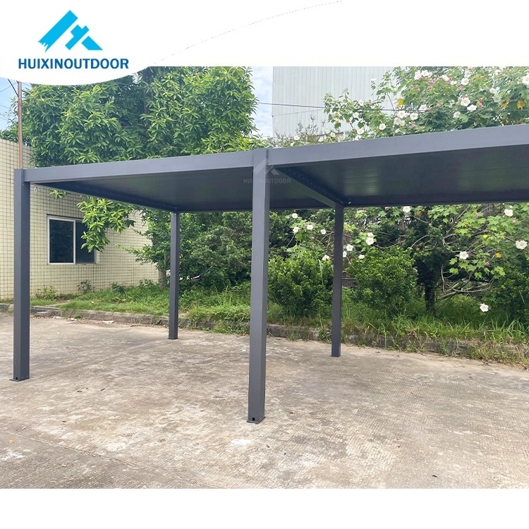 Good Quality Louver Aluminum Gazebo Waterproof And Sunroom Electric Aluminium Outdoor Roof Motorized System Pergola