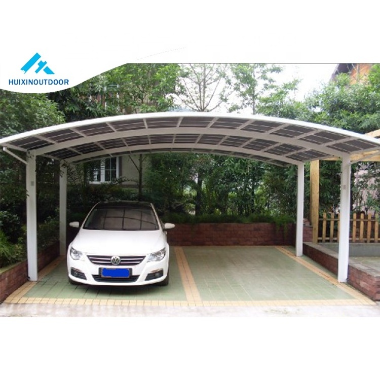 Cantilever storage car parking shelter double sheet uv protection car port awning sun shade pergola canpony 2 post shed carport