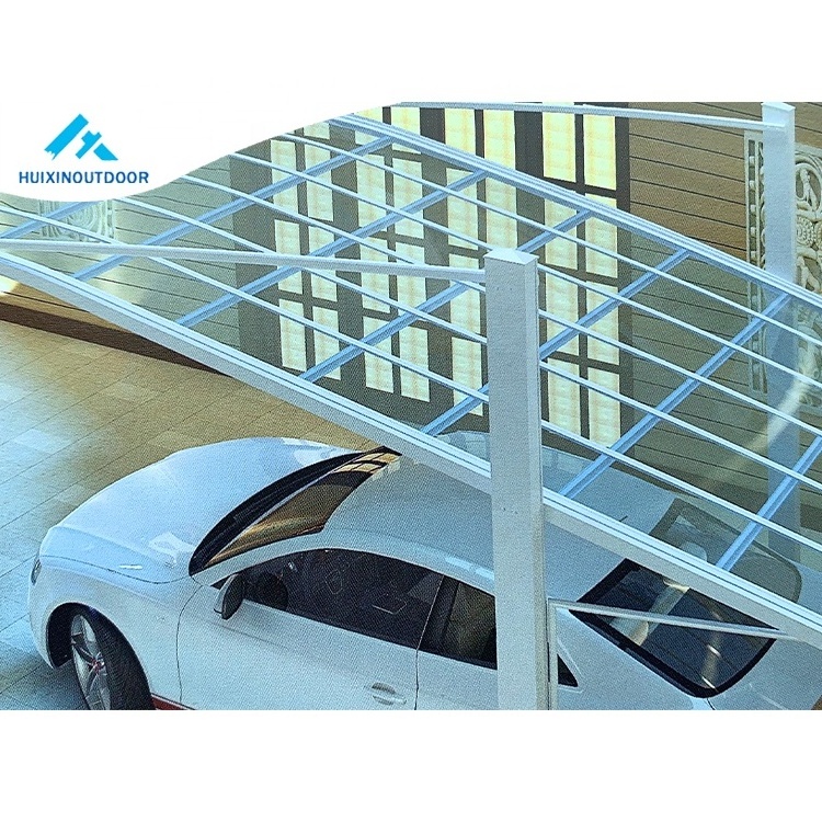 Electronic Carport Double Wash Shelter Roof Panel Canopy Metal Mobile Diy Part Aluminum Luxuery Car Port