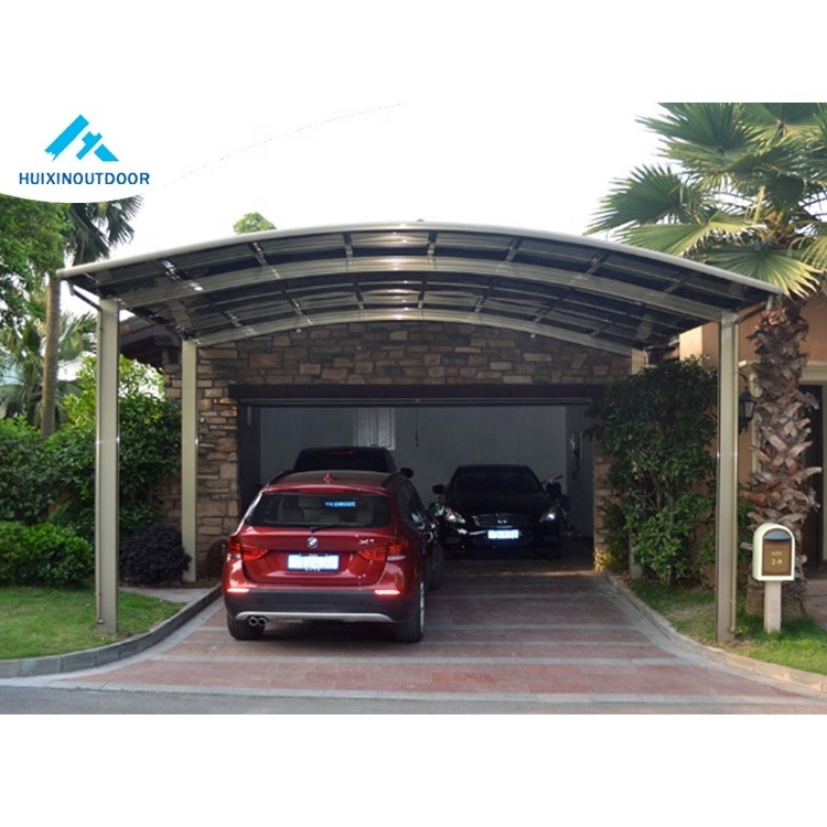 System waterproof powered carport for solar aluminum structure metal carport replacement parts carport garage rv cover shed