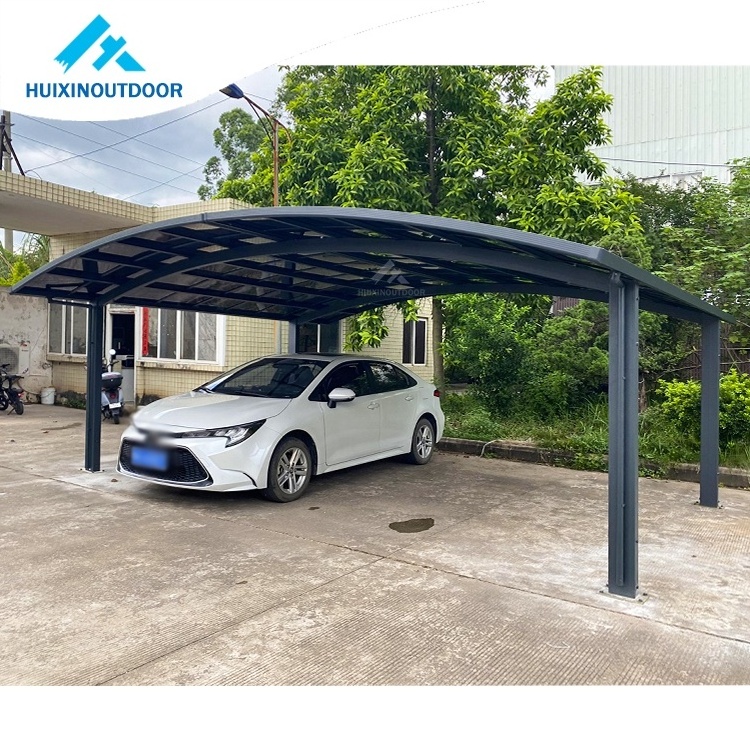 Cantilever storage car parking shelter double sheet uv protection car port awning sun shade pergola canpony 2 post shed carport