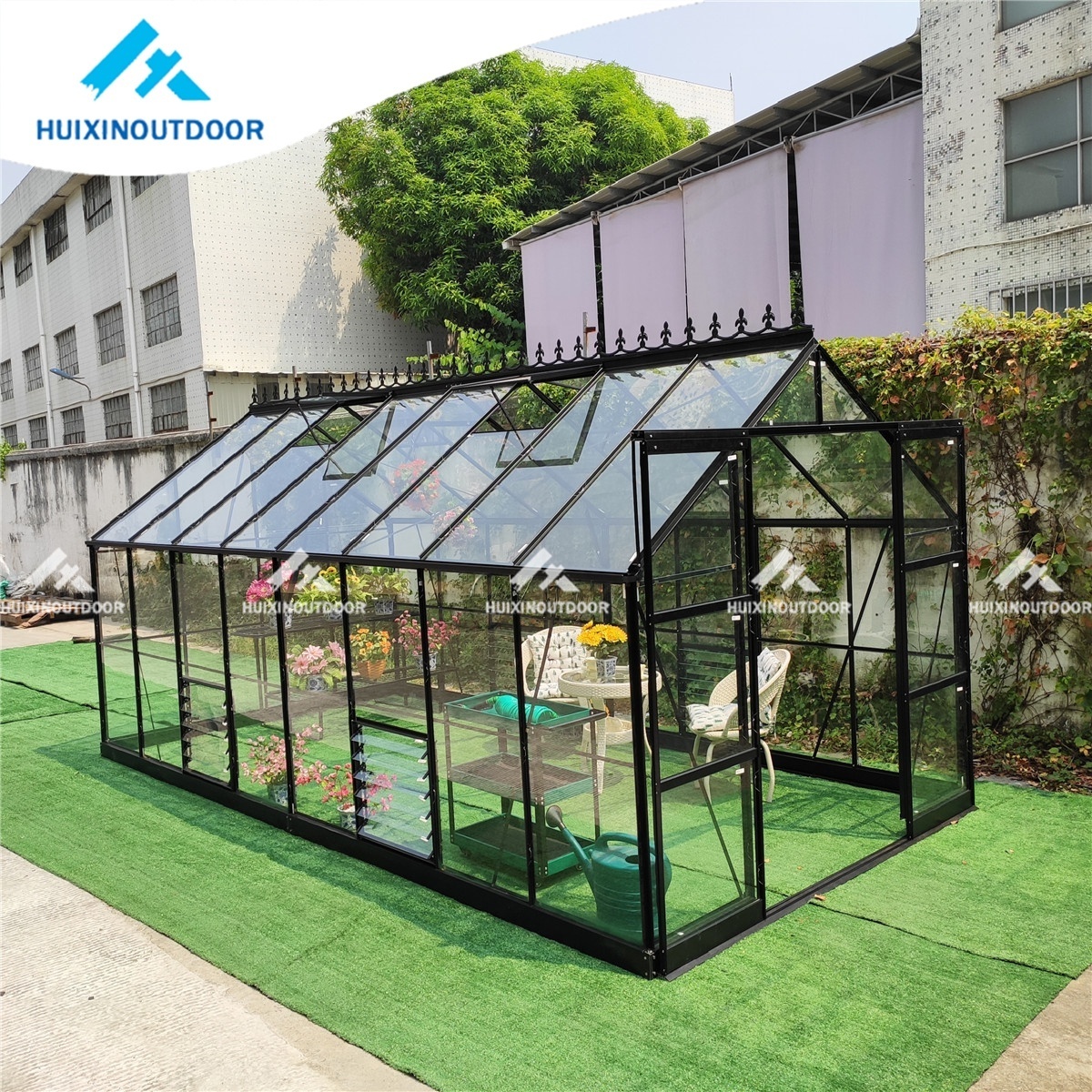 Hobby mini portable home single span greenhouse garden supplies walk in construction plant shade green house