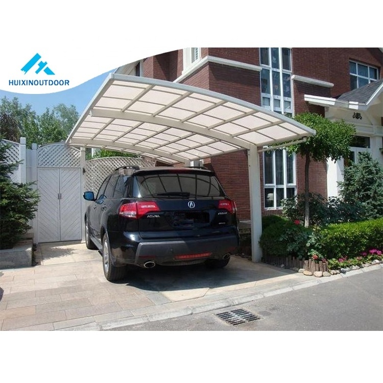 Model Photo Ring Roof Carport Canopy 10X20 Winter Aluminum Awning Polycarbonate Roofing Foldable Garage For Car