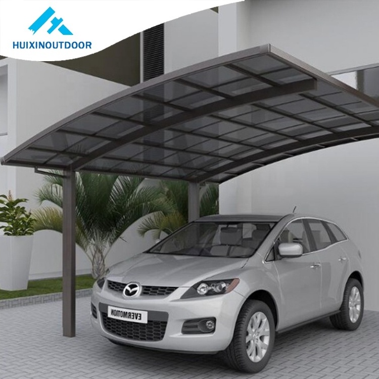 Aluminum Roofing Material Metal Part Demountable Container En Polycarbonate Carport Kit For Sale Car Foldable Garage