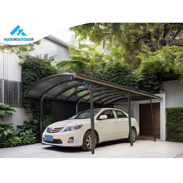 Aluminium Sun Protection Car Shelter Carport For Outdoor Aluminium And Pc Sheet Carport  Sunroof Roof Garden Waterproof Carport