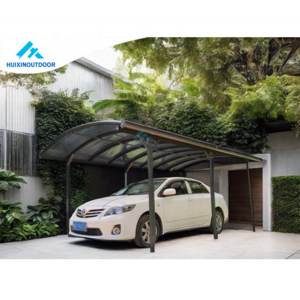 Aluminium Sun Protection Car Shelter Carport For Outdoor Aluminium And Pc Sheet Carport  Sunroof Roof Garden Waterproof Carport