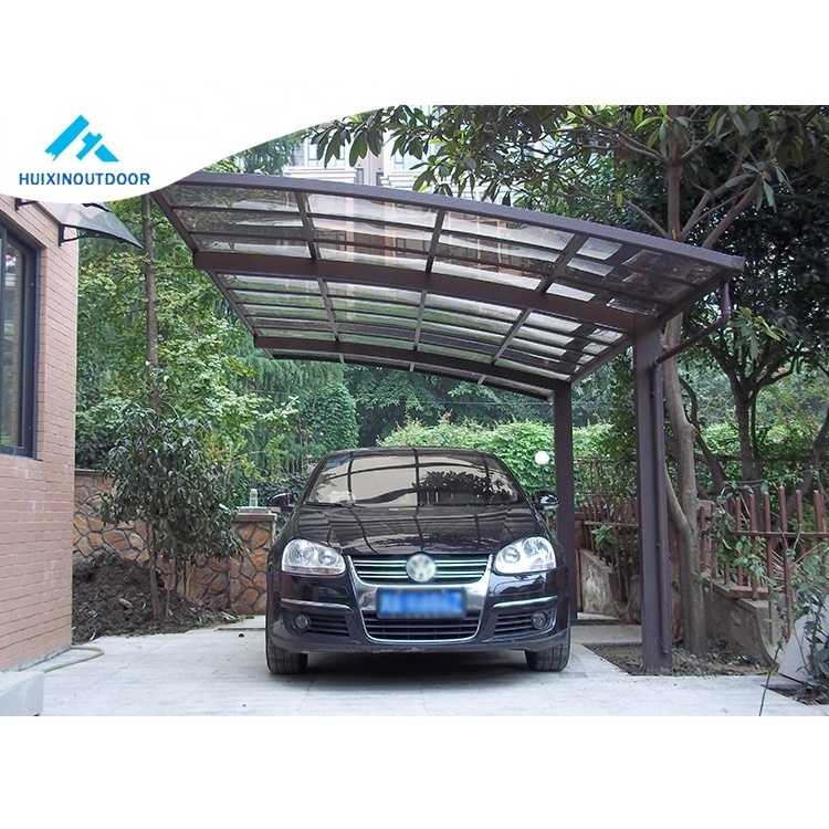 Carport Bracket Aluminum Gray Shade Smart Shed Canopy Cement Power Gazebo Luxu Parking Folding Car Shelter