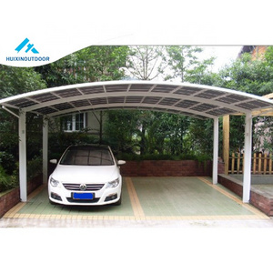 Composite Shelter 2 Car Garage Canopy Cover Modern Low Price Automatic Folding Driveway Carport