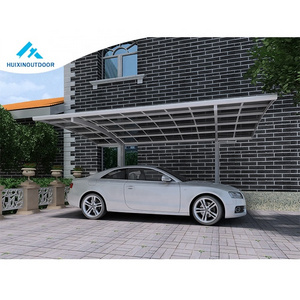 Waterproof car parking shelter cover aluminum frame garage shed outdoor polycarbonate roof car port metal shade canopy carport