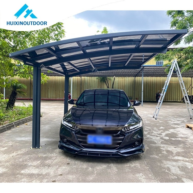 Post Camper Frame Cantilever Auto Shade Canopy For Patio Free Standing Aluminum Garage Carport