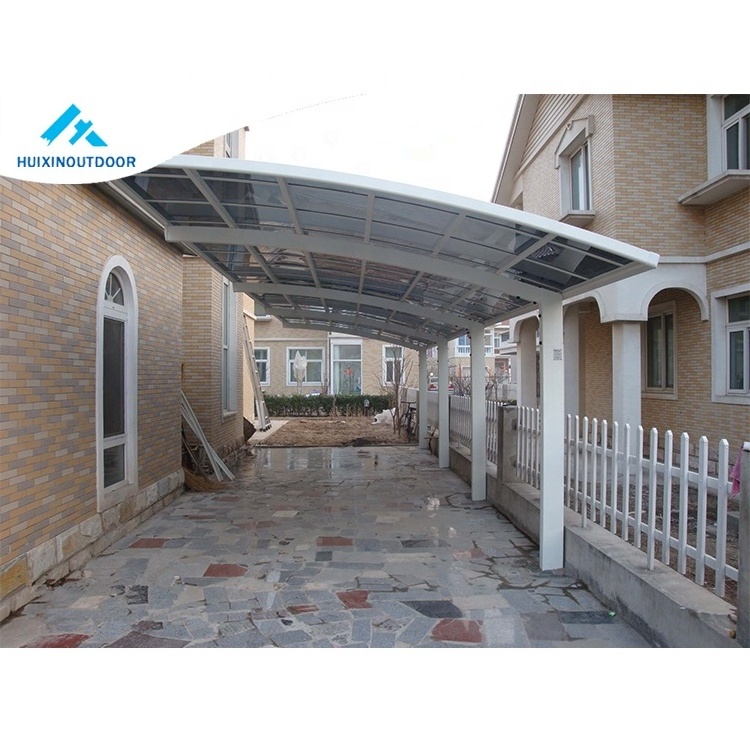 Carport Bracket Aluminum Gray Shade Smart Shed Canopy Cement Power Gazebo Luxu Parking Folding Car Shelter