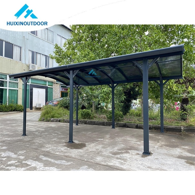 Aluminium Sun Protection Car Shelter Carport For Outdoor Aluminium And Pc Sheet Carport  Sunroof Roof Garden Waterproof Carport