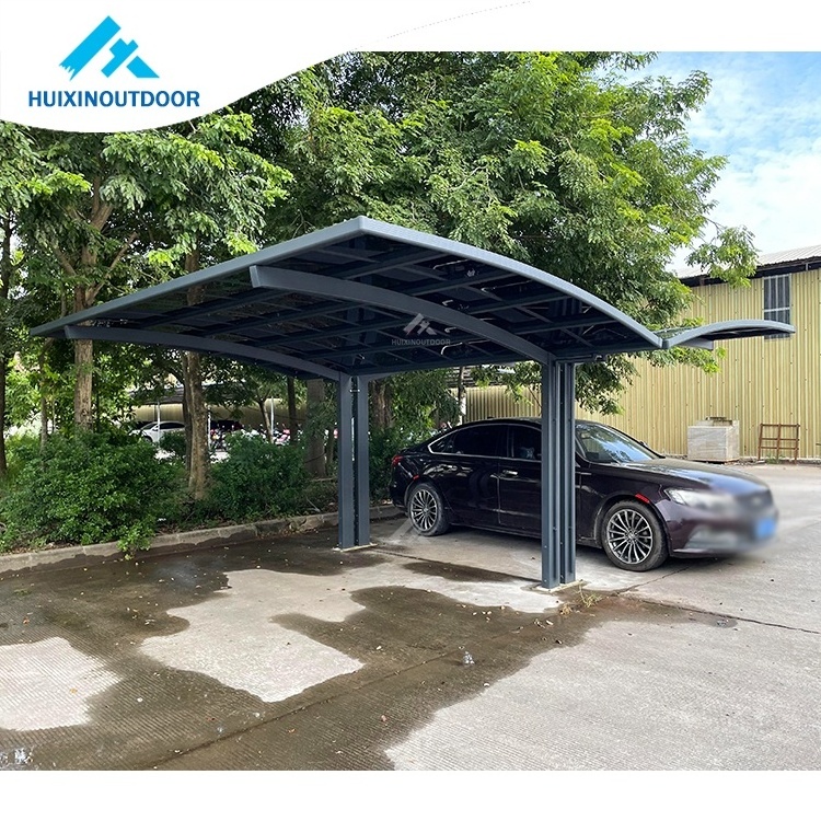 Canopy Carport Aluminium Pop Up Polycarbonate Garages Canopies For 2 Cars Waterproof Modern Aluminium White Canopy Car Cover