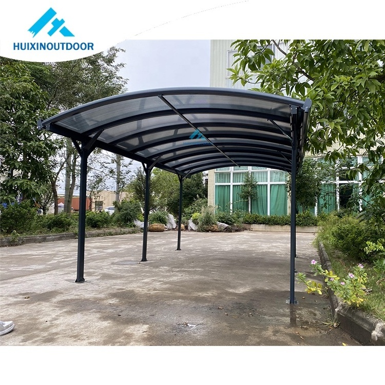 Aluminium Sun Protection Car Shelter Carport For Outdoor Aluminium And Pc Sheet Carport  Sunroof Roof Garden Waterproof Carport