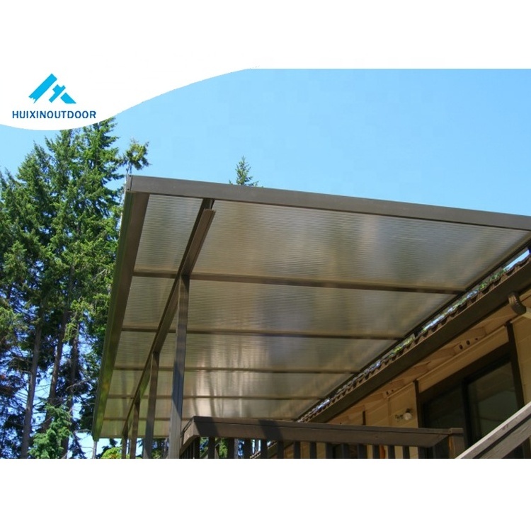 Caravan Transparent Patio Cover Rain Aluminium Profile Outdoor Aluminum Retractable Awning Canopy Patio Cover