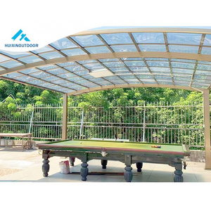 Metal Frame Wall Covering Aluminium Net Garage Aluminum Leg 20X20 Flat Roof Pe Carport Gazebo For Car