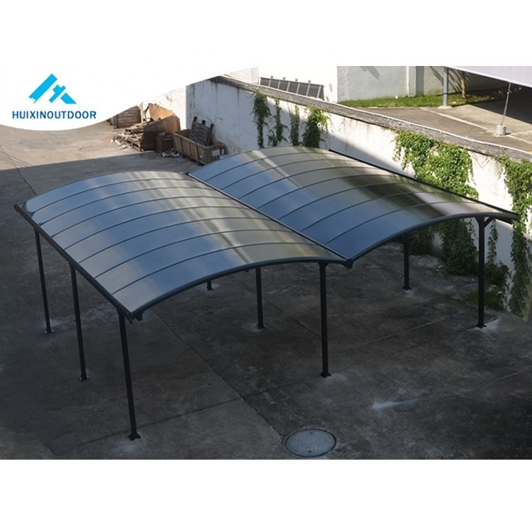 New-style garden prefab carports on sale portable mobile car garage for two car parkingHXPC)