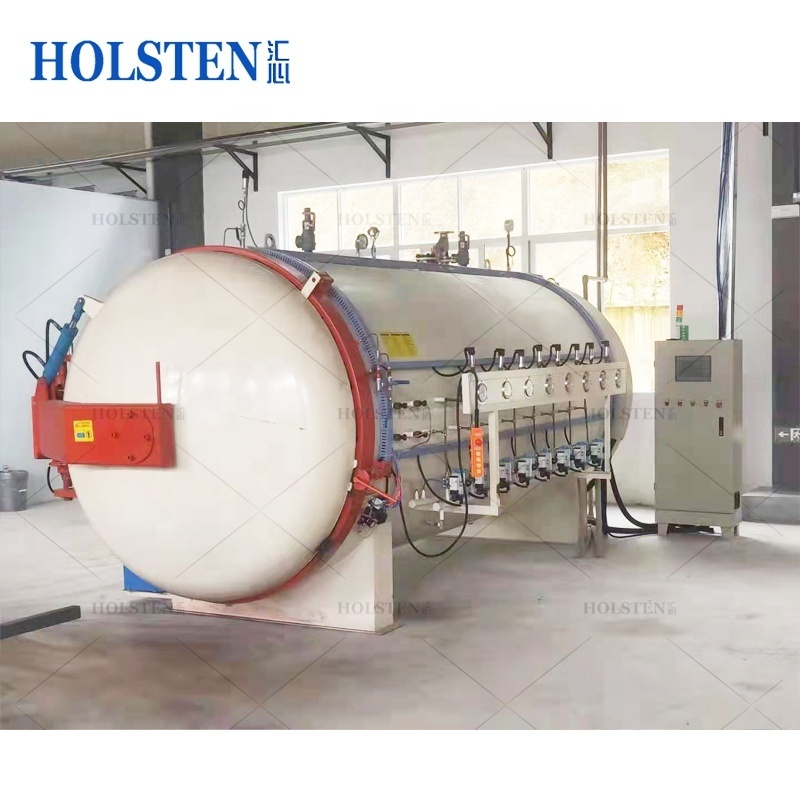 Holsten large composite carbon fiber autoclave automatic laminated glass autoclave