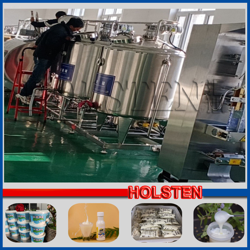 Small yogurt making machines / industrial yogurt production line / yogurt process equipment plant