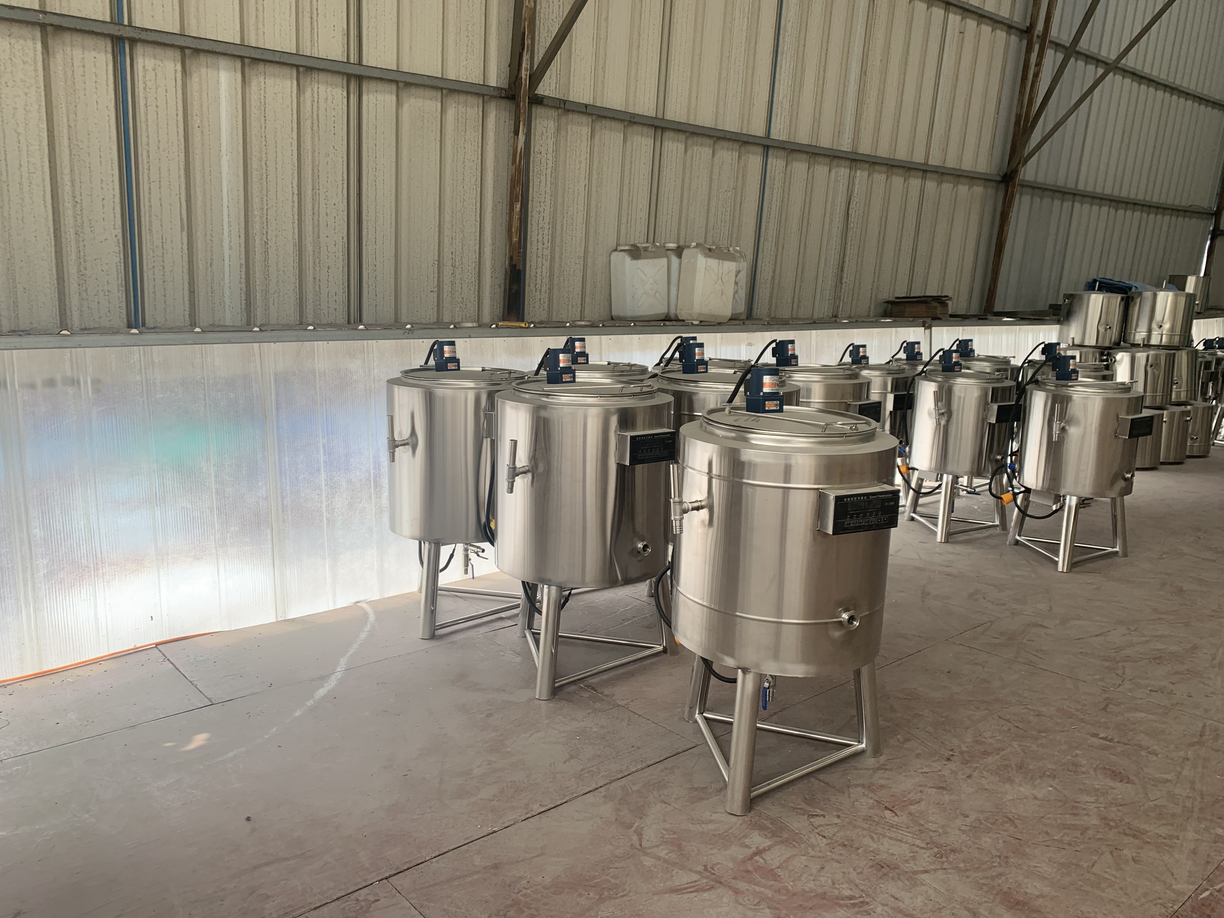 100L Pasteurization Unit Machine 200L Electric Continuous Vat Calf Milk Pasteurizer for Sale Milk