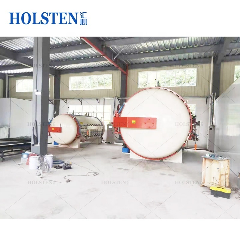 Holsten large composite carbon fiber autoclave automatic laminated glass autoclave