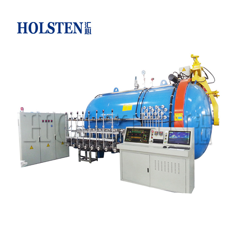 Automatic large carbon fiber autoclave composite curing oven