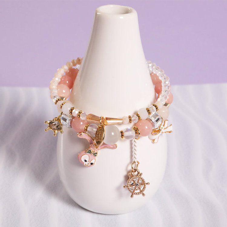 Wholesale Fashion Cute Kawaii Crystal Bracelet Enamel Animal Charm Bracelet for Women Girls Jewelry