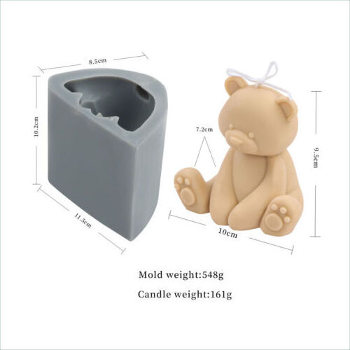 Silicone Molds For Candle Making Teddy Bear Candle Making Moulds Silicone Molds Silicone Mold Round Candle Concrete