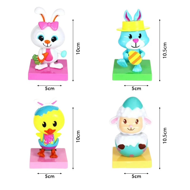 Cute Funny Cartoon Solar Powered Dancing Ornament Auto Interior Dashboard Toys for Girls Gifts car decoration