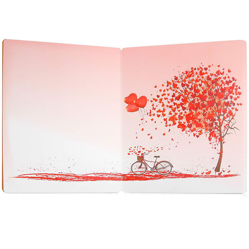 Anniversary Birthday Weddings Wood Love Greeting Card for Gift