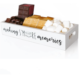 Verified Supplier Custom Kitchen Smores Bar Caddy Smores Maker Box S'mores Station Organizer Box