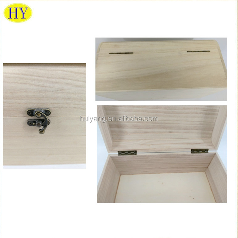 Wholesale Balsa Wood lightweight keepsake Boxes unfinished wood boxes with lids made in China for sale