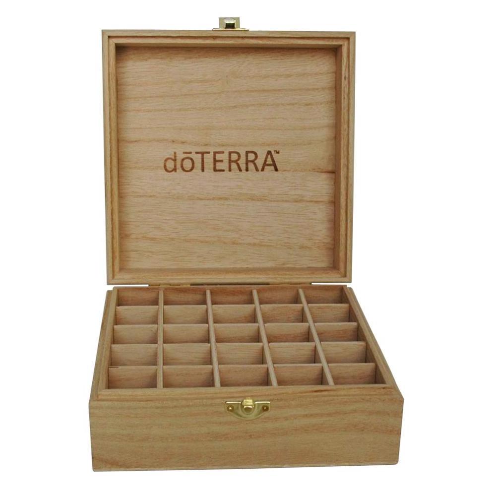 Essential Oils Storage Case Essential Oil Box with Latch Custom Pine Wood Large Unfinished Partition Jewelry Packaging Wooden HY