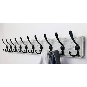 Clothes rack wall hanger wood hanging clothes rack