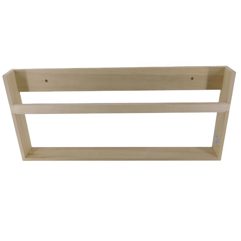 Wall-Mounted Magazine Holder Wood Magazine rack File Organizer