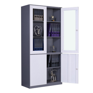 Factory Direct Drawer Storage Cabinet Office Furniture Steel Filing Cabinet Metal Cupboards With Door For School Apartment Staff