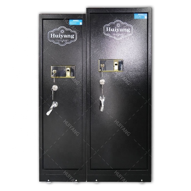 Factory Price Mechanical Lock weapon locker Customized Colors Treadlock Gun Safe Cabinet With Shelves Iron Safe Locker