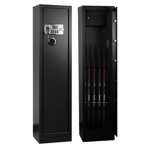 Factory Price Mechanical Lock weapon locker Customized Colors Treadlock Gun Safe Cabinet With Shelves Iron Safe Locker