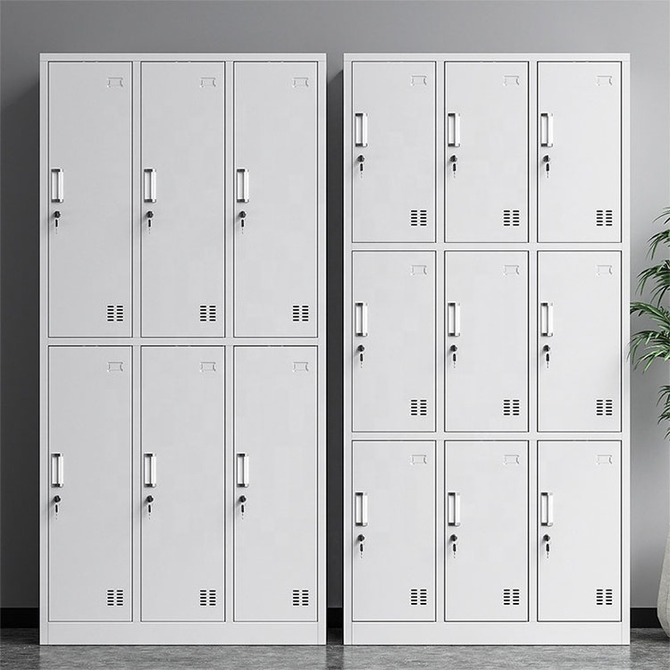 HUIYANG steel Door Metal Locker Storage Cabinet Steel Storage Cabinet 2 doors lockable metal lockers for 2 person