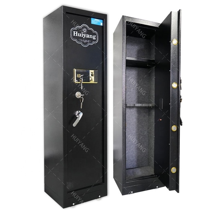 Factory direct sales mechanical key lock 5 Guns High Security Fire proof cabinet Metal Cabinet Gun Safe locker