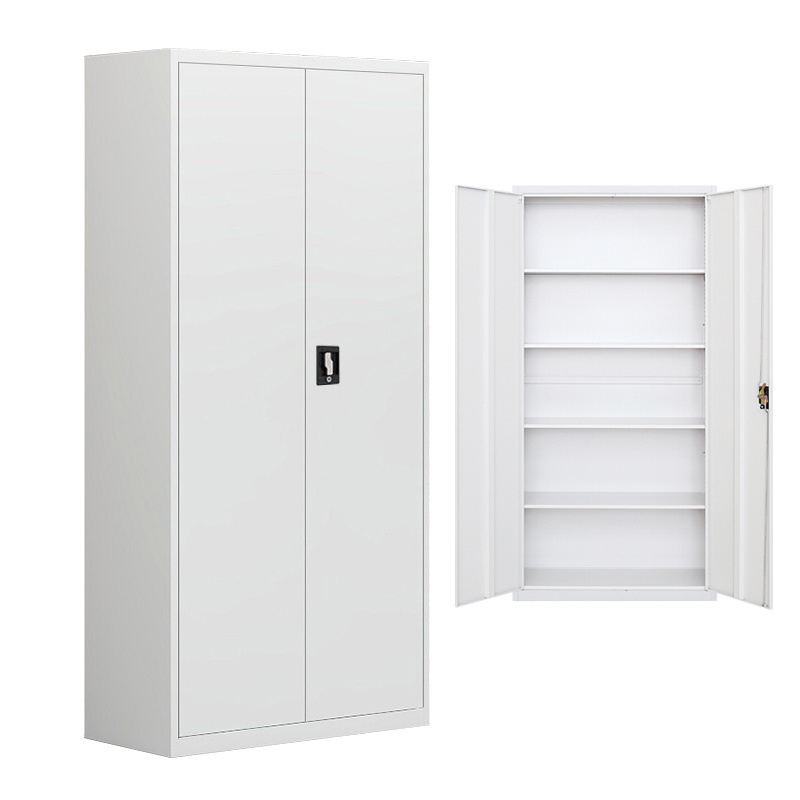 HUIYANG factory direct high quality metal storage cabinet with Adjustable Shelves steel cabinets 2 door lemari