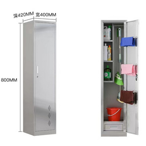 HUIYANG Home Office Using Clean Tools Bathroom balcony mop and broom storage sink cabinet