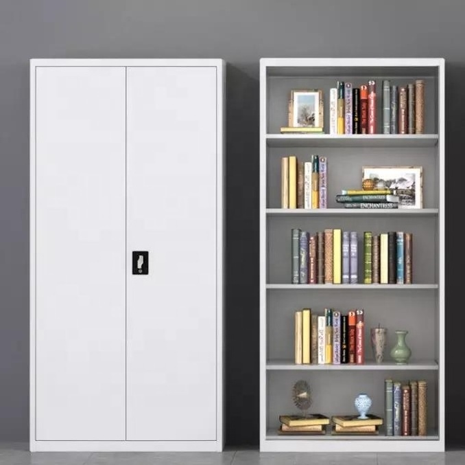 Hot Sale Office Furniture File Cabinet Manufacturers Metal 2 Door Cupboard Steel Storage Locker Iron Cabinet