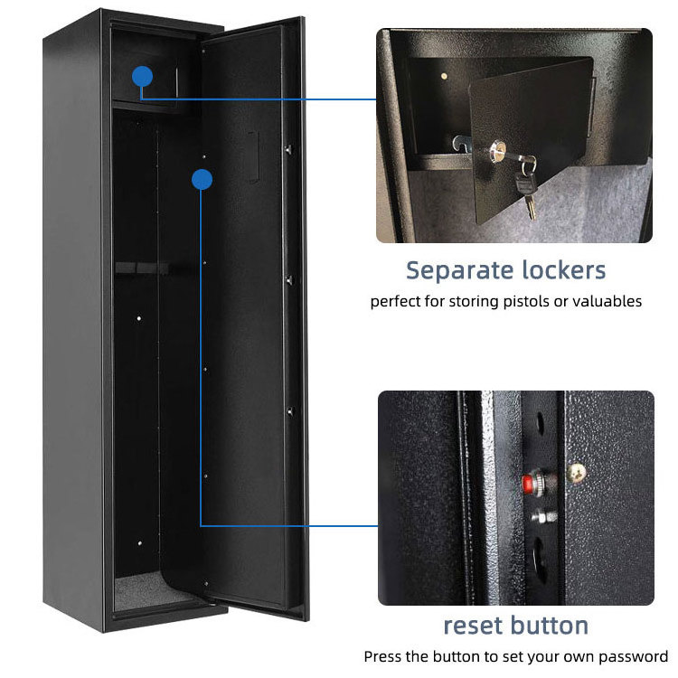 Wholesale high quality gun safe wall mounted gun safe box for sale