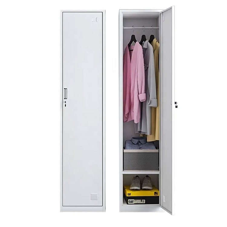 gym wardrobe office staff furniture used cupboard almirah price  sport storage stainless cabinet metal steel single door locker