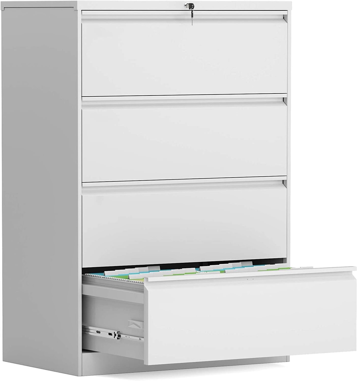 HUIYANG Office Furniture 4 Drawer File Cabinet Lateral Cabinet Metal Steel 4 Drawer File Cabinet