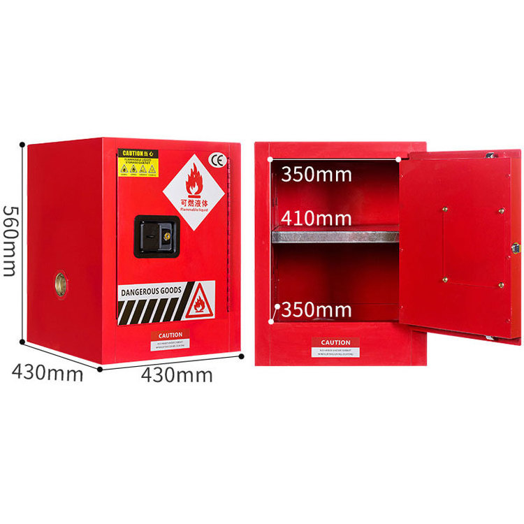 HUIYANG Lab equipment fireproof safety cabinets flammable Corrosion Chemical storage cabinet