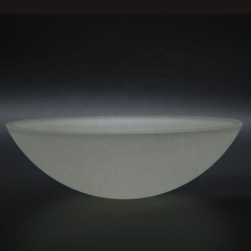 Elegant Modern Frosted Clear Glass Lampshade Chinese Coastal European French Minimalist Traditional Styles-Lighting Fixture