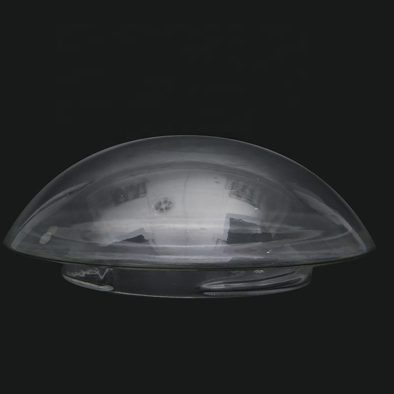 Mushroom Clear Round Bulkhead Light Glass Cover Indoor Outdoor Oval Glass Lampshade Wall Light Cover