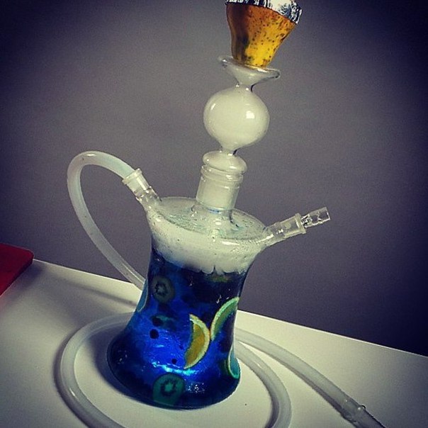 New Large Vase Hookah In China For Shisha Bar Led Glass Hookah Shisha Light